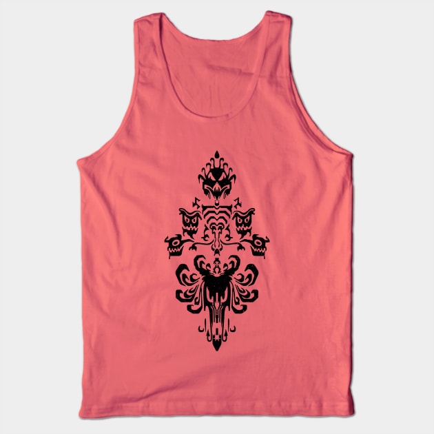 Distressed Mansion [Black] Tank Top by DCLawrenceUK